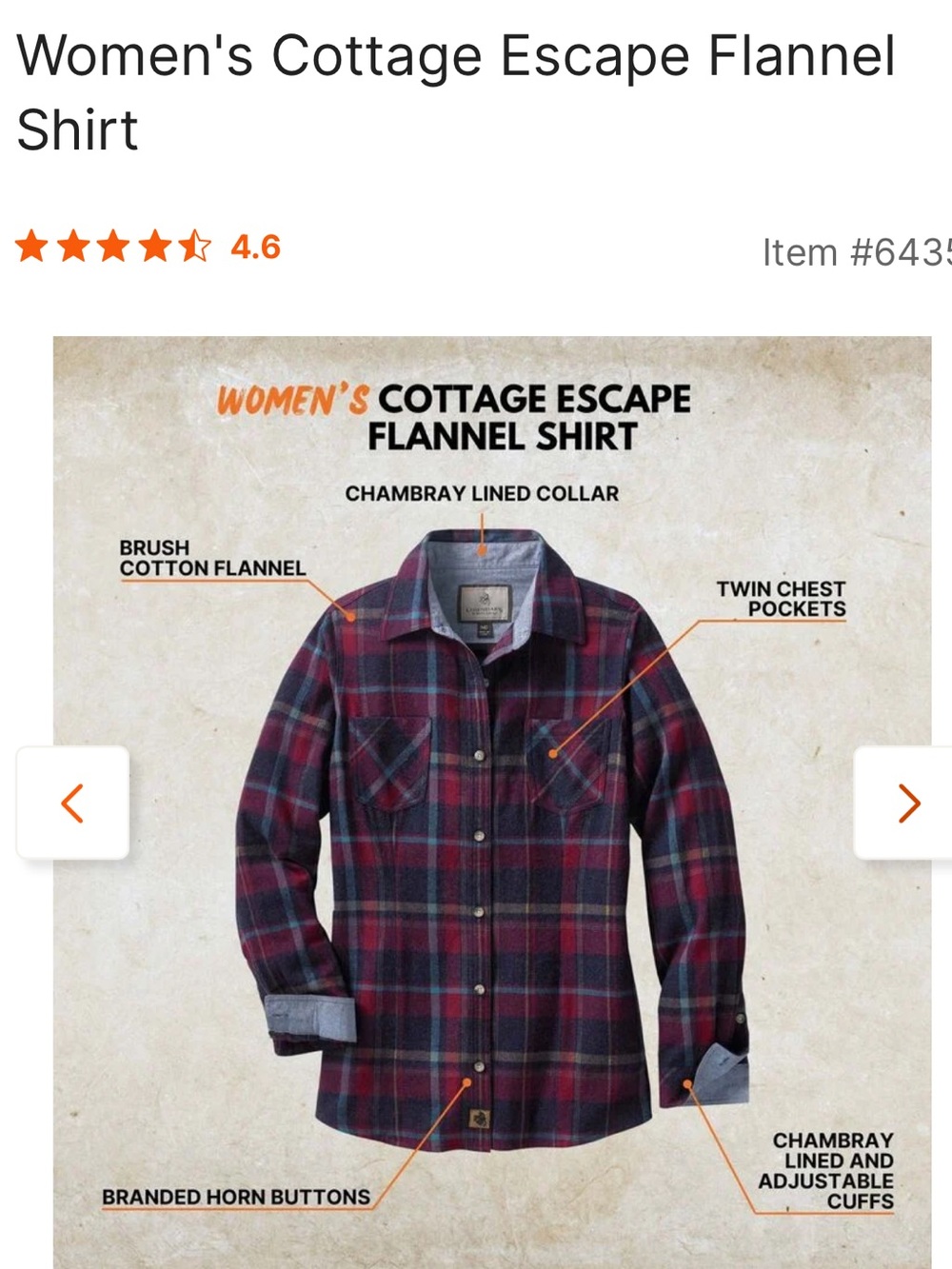NWOT Legendary Whitetails Women’s Sangria Red Blue Purple Cottage Escape Flannel - Picture 3 of 14